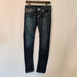 True Religion Skinny With Flats Harper Falls